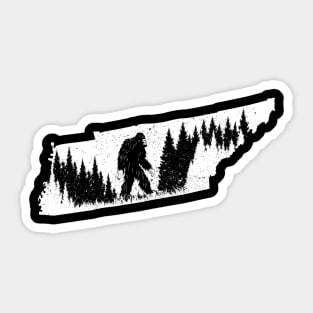 Bigfoot tennessee state Sticker